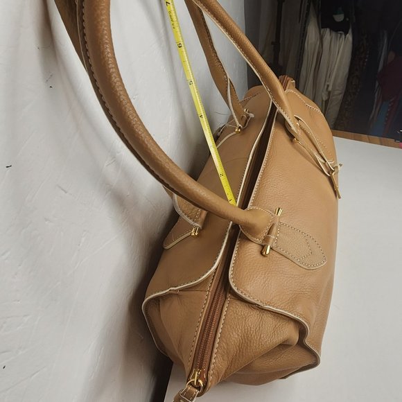 Etienne Aigner, Camel, Leather, Shoulder Bag - Picture 7 of 16
